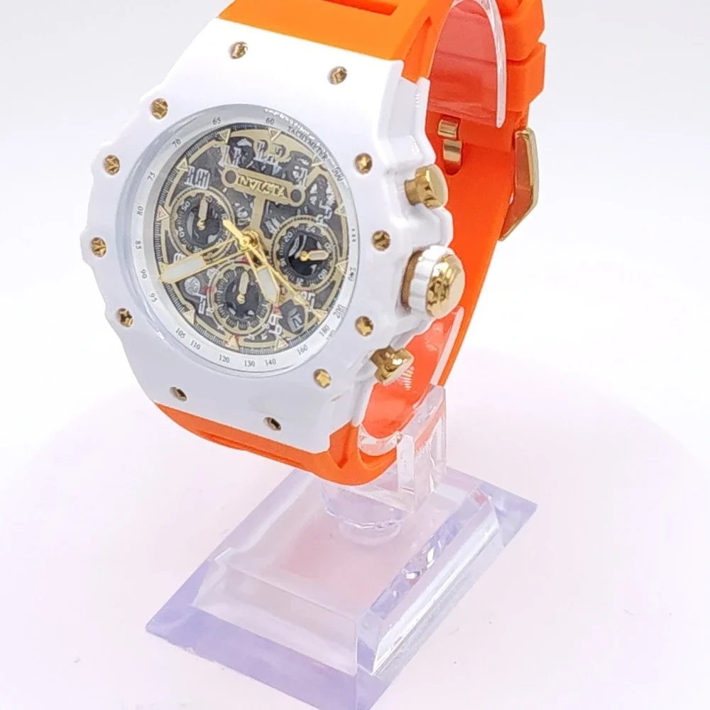Invicta Vaulthan 69651 Orange Watch New - Picture 12 of 16